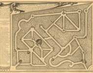 Perelle Gabriel Plan of the Versailles Labyrinth  - Hermitage